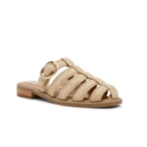 DV by Dolce Vita Fyona Mule Sandals Raffia Size 8.5 NWT